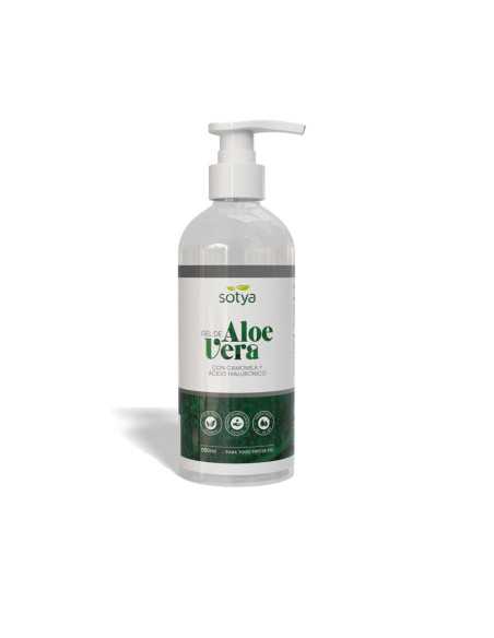 Gel de Aloe vera con camomila y acido hialuronico 500ml Sotya Gel de Aloe vera con camomila y acido hialuronico 500ml Sotya